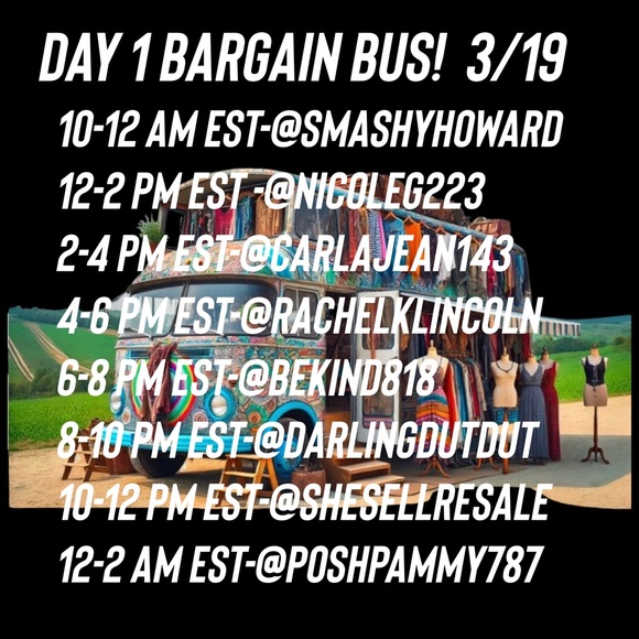 The Bargain Bus is LIVE March 4th! All $5 starts! - Picture 3 of 5